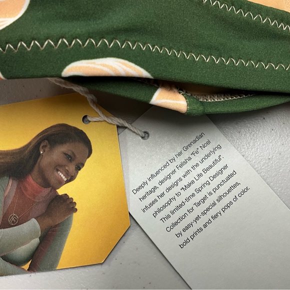 Fe Noel Lily Floral Print Underwire Bra Top - Picture 8 of 8